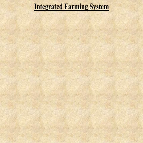 Integrated farming system