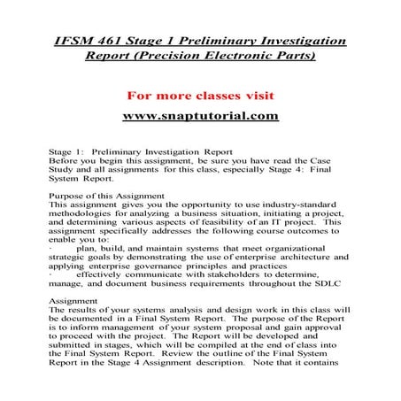 IFSM 461  Education Organization - snaptutorial.com