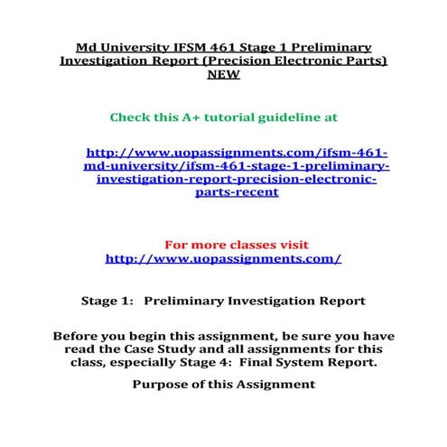 IFSM 461 Entire Course NEW