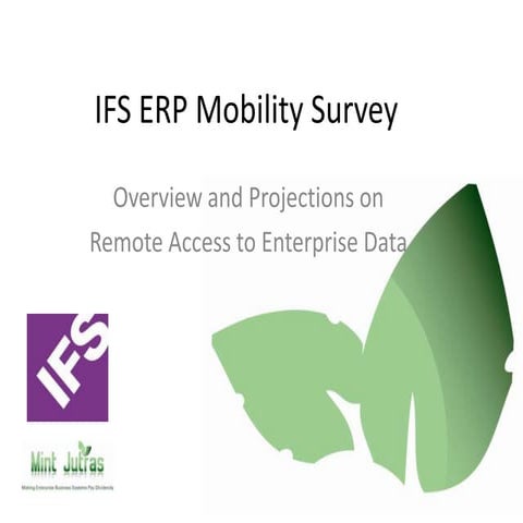 Ifs Mobility Survey Results