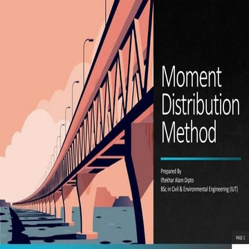 Moment Distribution Method