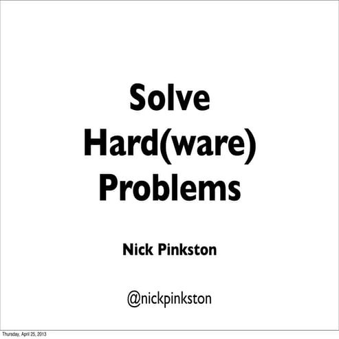 Talk at Institute for the Future