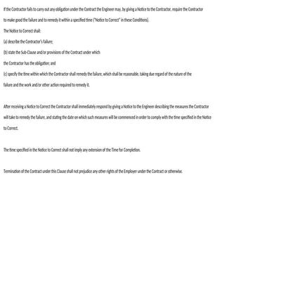 If the Contractor fails to carry out any obligation under the Contract ...