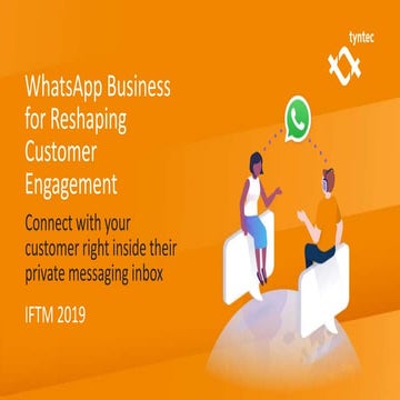 WhatsApp Business for Reshaping Customer Engagement