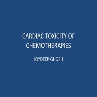 Cardiotoxicity of chemotherrapy