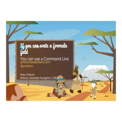 If You Can Write a Salesforce Formula, You Can Use the Command Line