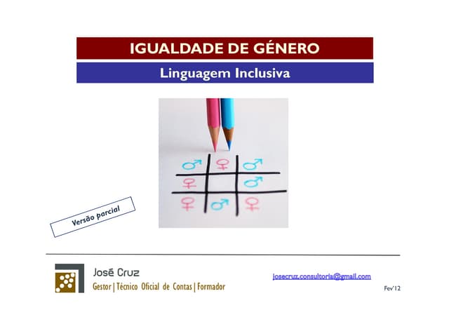 Igualdade de Género |  Linguagem In...