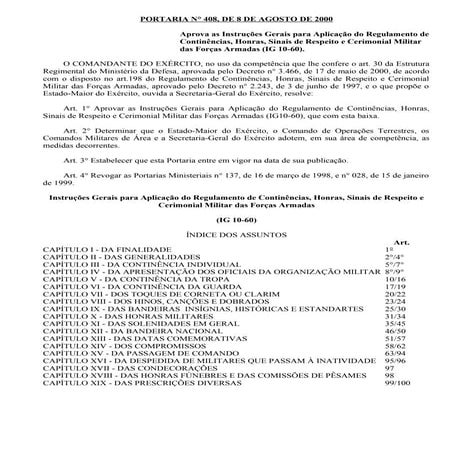 IG 10-60 - Instruções Reguladoras para Aplicação do R-2