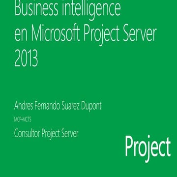 Reporte de Horas con Project Server | PPTX