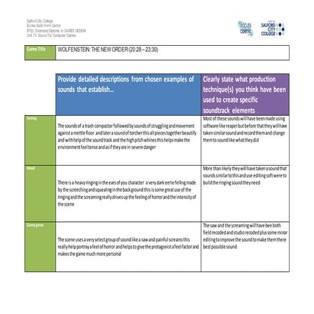 Ig1 task 2 analysis work sheet 3