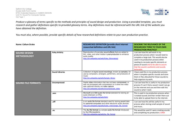 Ig2 task 1 work sheet newi9979
