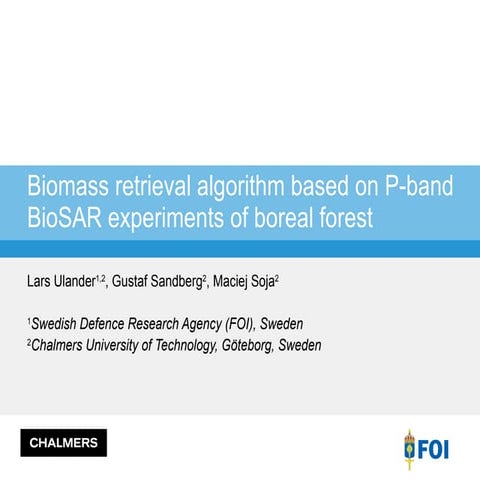 IGARSS 2011 Ulander Biomass retrieval.ppt