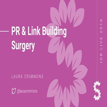 iGB - PR & Link Building Surgery