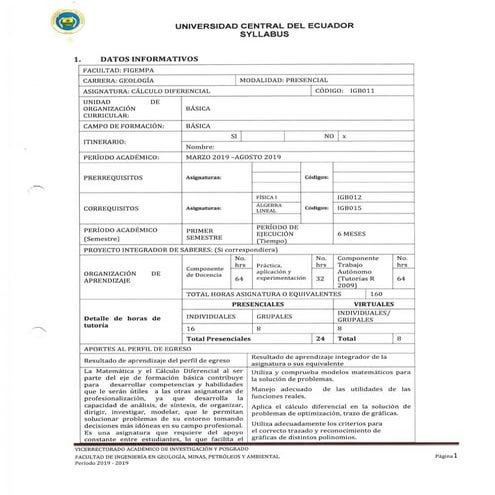 Igb011 calculo diferencial