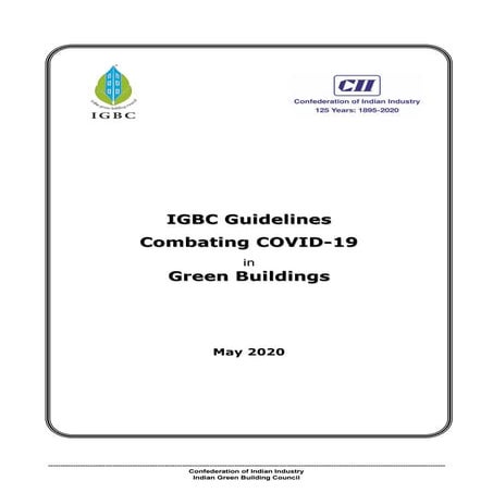 IGBC Guidelines for Green Buildings - Post COVID 19