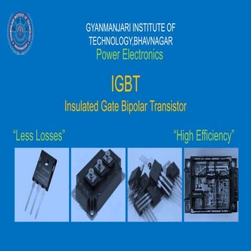 IGBT(INSULATED GATE BIPOLAR TRANSISTOR)