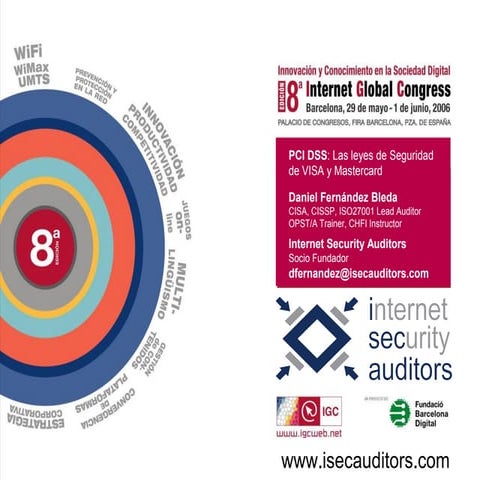 PCI DSS: Las leyes de Seguridad de VISA y Mastercard. Internet Global Congres...