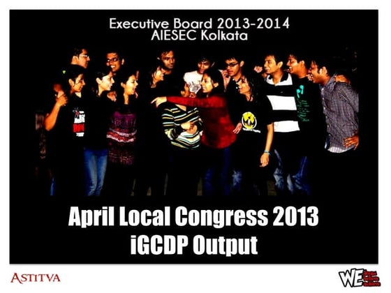 I gcdp department output