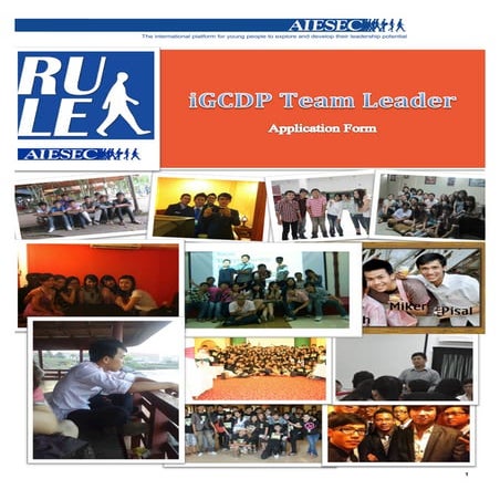 iGCDP team leader application form