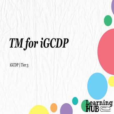 iGCDP (L&D) | PDF