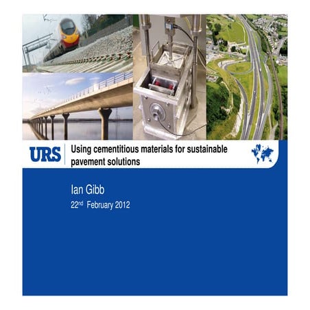 Using cementitious materials for sustainable pavement solutions | PDF