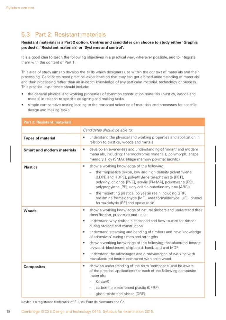 Resistant materials coursework 2011 06 image