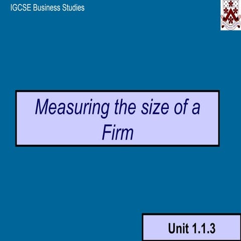 Igcse bs measuring size 2012