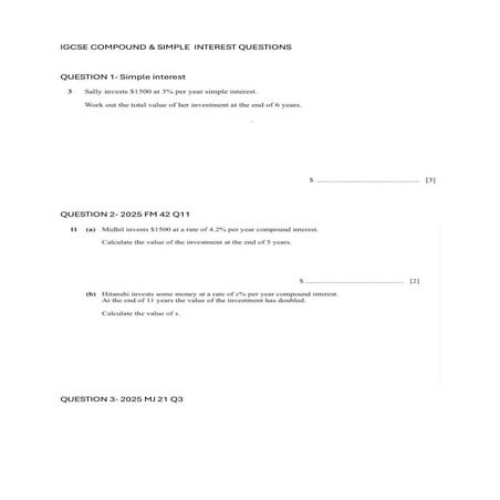 GRADE 9 SIMPLE AND COMPOUND INTEREST QUESTIONS.pdf