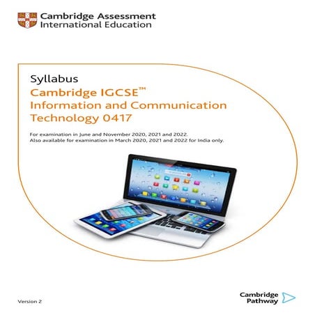 Igcse ict syllabus