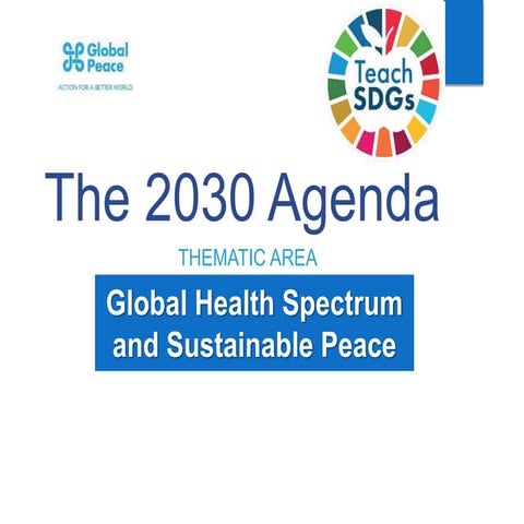 Global Health Spectrum and Sustainable Peace