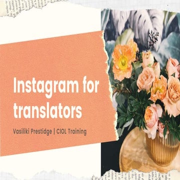 Instagram for translators