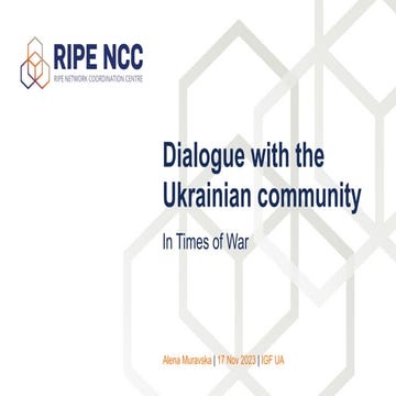 IGF UA - Dialog with I_ organisations - Alena Muavska RIPE NCC.pdf