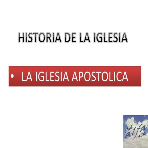 Historia de la iglesia cristiana y sus 6 PERIODOS.pptx