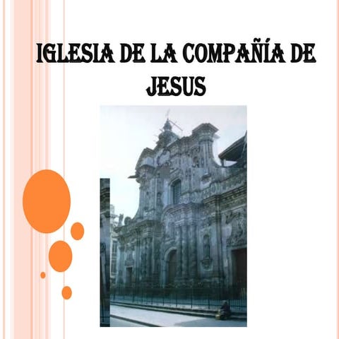 Iglesia de la compañía de jesus  actual
