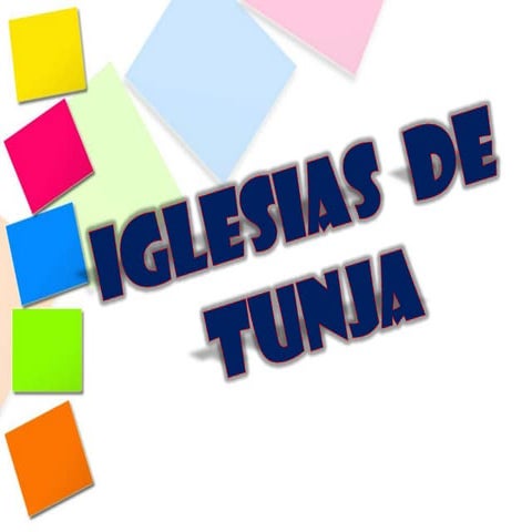 Iglesias  de tunja