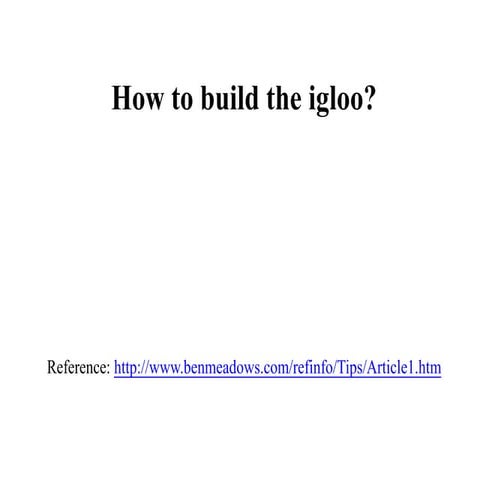 Igloo | PPTX