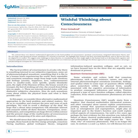 "Integrated Information vs. Quantum Models: The Consciousness Debate"