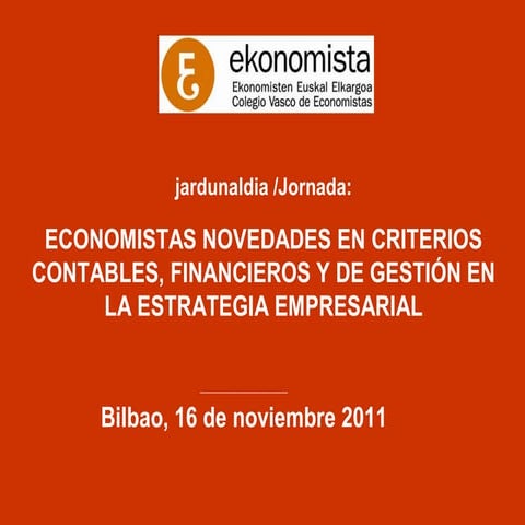 Jornada Economistas. Ignacio Sanchez Asiain. Kutxabank