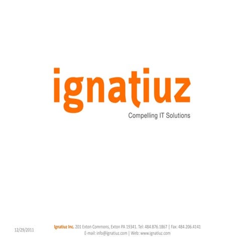 Ignatiuz Capabilities