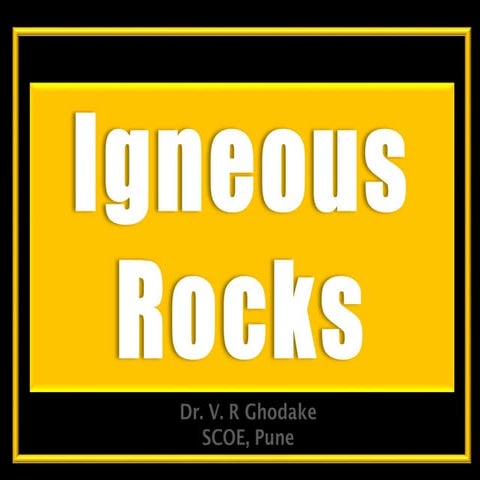 Igneous rock 
