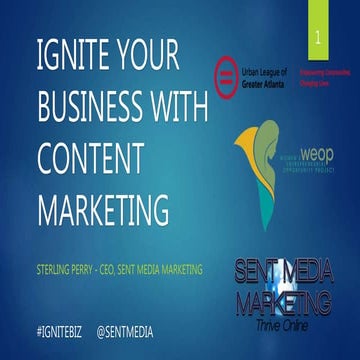 Ignite Your Business with Content Marketing Part 2