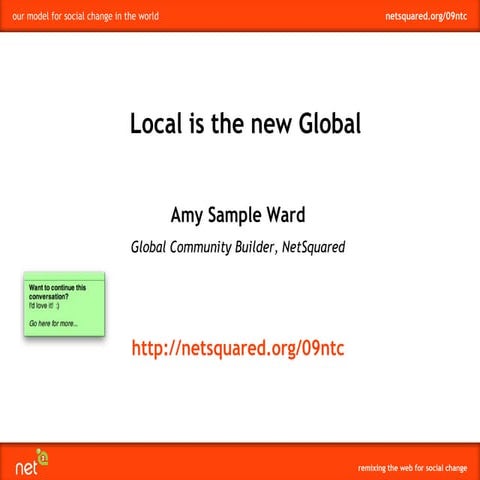 Local is the new Global