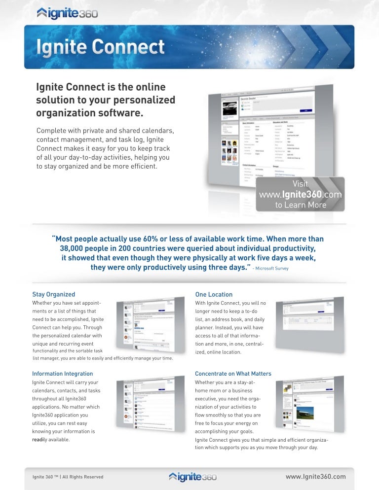 Ignite360 ignite 360 connect
