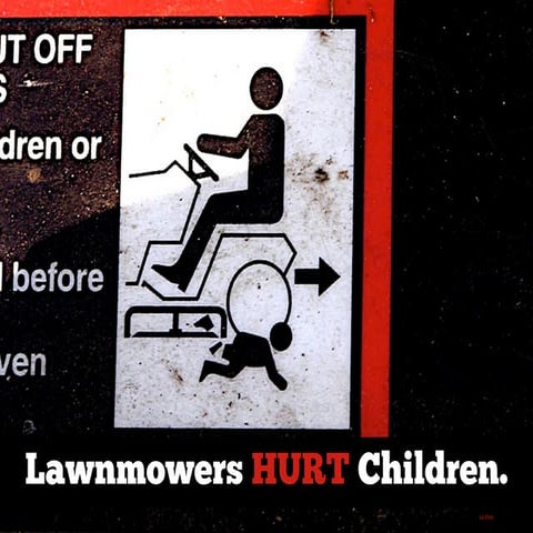 Lawnmowers Hurt Children