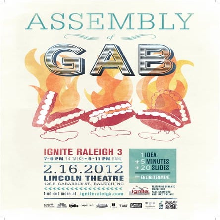 Ignite Raleigh 3 poster