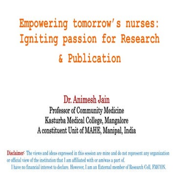 Empowering tomorrow's nurses: Igniting a passion for Research ...