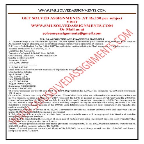 Ignou mba solved assignments june 2017