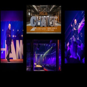 Keynote spreker Igor Beuker bij het RTL Embracing Change 2015 event 