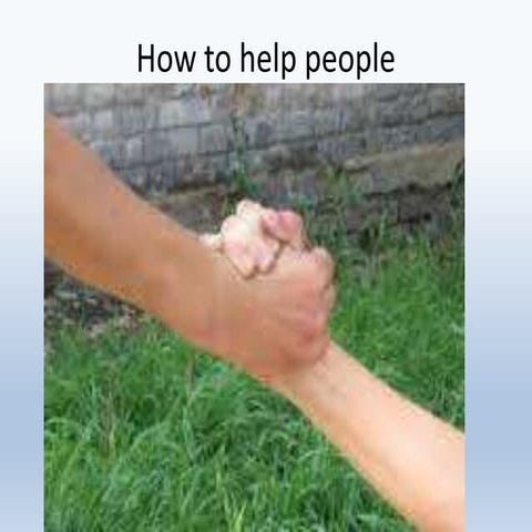 Fifteen ways to help others | PPT