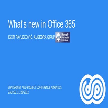 What‘s new in Office 365